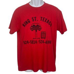 Vintage 80s Texaco Soccer Team T Shirt Large WearGuard Tough Ts Honolulu Hawaii